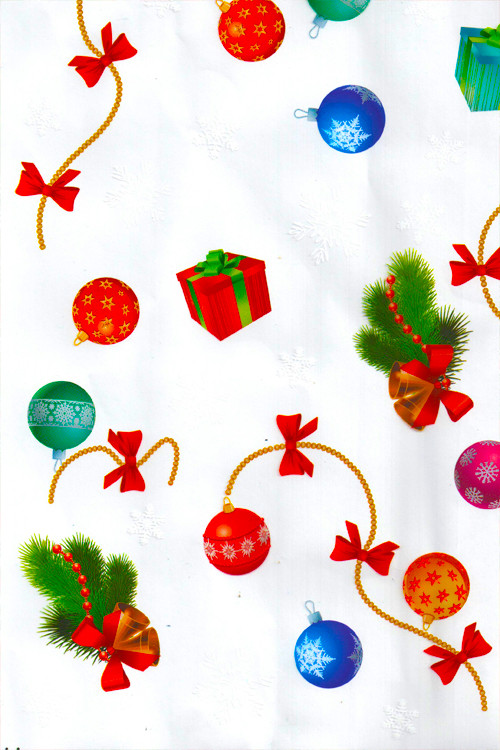 Пакет Новый год металл + рисунок Пакет Новый год металл + рисунок