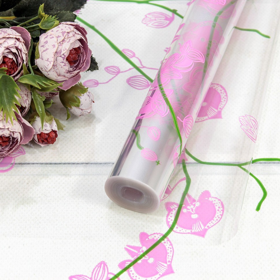 Плёнка прозрачная с печатью Плёнка прозрачная с печатью