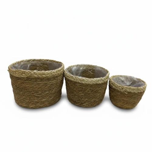 Корзина плетеная набор (рогоз)    